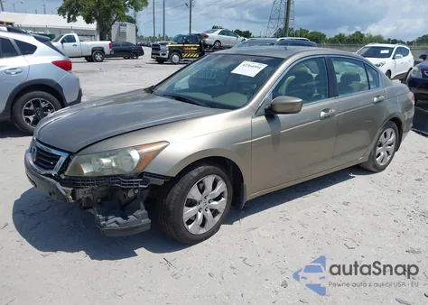 2009 Honda Accord 2.4 Ex-L из США, поврежденный, VIN 1HGCP26839A042818